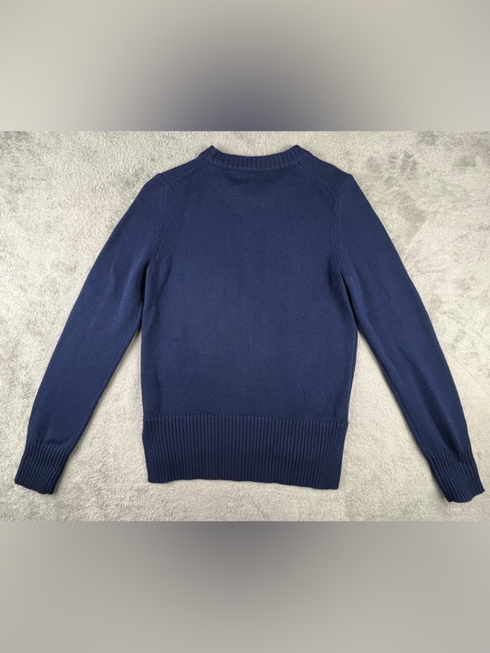 Renwick GOLF Sweater Womens Size XS Blue White Knit Pullover Crew Neck RNWK - Picture 2 of 10